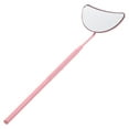 thumbnail image 1 of Miangastore Half-moon Shape Grafting Eyelash Mirror Portable Mirror for Eyelash Extension, 1 of 9