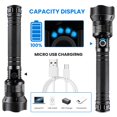 thumbnail image 3 of CNKOO LED Flashlight Rechargeable  9000 Lumen Super Bright Flashlight with USB Cable  Zoomable  Waterproof  5 Modes  PHandheld Flashs for Outdoor Camping Emergency, 3 of 9