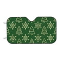 thumbnail image 6 of Lsque Christmas (2) Car Windshield Sun Shade | Accordion Folding Style Auto Shade for Car Truck SUV Van | Blocks UV Rays Sun Visor Protector | Medium, 6 of 7