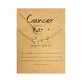 thumbnail image 2 of Twelve Constellation Necklace Diamond Bracelet + Necklace Set Constellation Card Set, 2 of 9