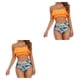 thumbnail image 4 of Naiovety Traje de baño dividido para mujer Traje de baño con volantes acolchados en el pecho Ropa de playa sin mangas Type5 NO5 Naiovety CBP224379, 4 of 5