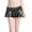 Black, variant on Zekutng Skirts for Women Casual Shiny Flared Pleated A-Line Mini Skirt,Sizes S-2XL