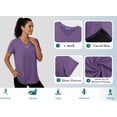 thumbnail image 5 of Rosvigor Womens Workout Tops V Neck T Shirts Comfy Athletic Shirts Loose Women Activewear Top for Gym Running Yoga, 5 of 7