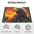 thumbnail image 3 of Fuzoiu Hawaiian Style Bald Eagle Print Absorbent, Reversible Microfiber Dish Drying Mat for Kitchen, Dish Drying Pad for Dishes, Utensils, Pots and Pans, Extra Large 18 Inch x 24 Inch, 3 of 7