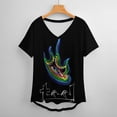 thumbnail image 6 of Tool Band Women's Shirt V-Neck Breathable Short-Sleeve T-Shirt Casual Fashion Tee Soft & Trendy Blouse S, 6 of 8