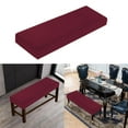 thumbnail image 6 of Dining Room Bench Covers - Upholstered Bench Slipcover Removable Washable Bench Seat Red, 6 of 9