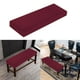thumbnail image 1 of Funda para Banco de Comedor con Estampado de Elastano Elástico, Antipolvo, Tapizado, Extraíble, para Banco, de Asiento de Banco Lavable para Vino rojo BLESIY cubierta de banco rectangular, 1 of 8
