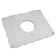 thumbnail image 4 of Placa de inserción de mesa de enrutador de aleación de aluminio de 4-21/32 pulgadas con anillo de inserción de enrutador para bancos de carpintería, 4 of 10