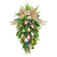 thumbnail image 1 of Corona de tulipán, corona Floral, regalo del Día de la Madre, corona de verano, guirnalda Artificial para decoración de pared, decoración de puerta, 1 of 9