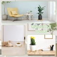 thumbnail image 2 of Set of 5 Short Wooden Plant Stand 5 Size, Single Floor Flower Planter Stand, Outdoor Clearance Plant Holders Indoor Stand, Mid Century Modern Plant Stand Riser Shelf for Display (Nature), 2 of 7
