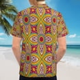 thumbnail image 6 of High Quality Hawaiian Shirts for Men Short Sleeve Aloha Beach Shirt Floral Summer Casual Button Down Shirts Blouses YIYRC7, 6 of 7