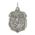 thumbnail image 3 of 925 Sterling Silver St. Michael Badge Medal, 3 of 5