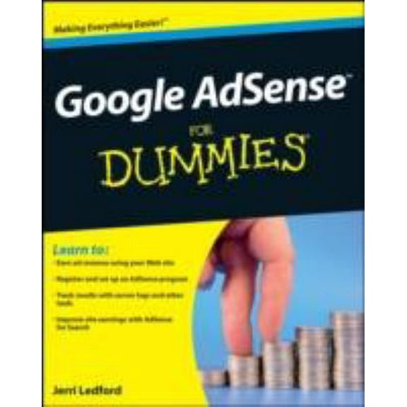 Pre-Owned Google AdSense For Dummies (Paperback) 047029289X 9780470292891