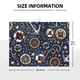thumbnail image 2 of Fotbe Nautical Alfombrilla de Secado para Cocina con Estampado, 18x24 Pulgadas, 2 of 7