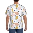 thumbnail image 3 of Bixox Men's Geometric Spots Printed Short Sleeve Skinny Athletic T-Shirt, 3 of 6
