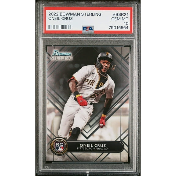 Graded 2022 Topps Bowman Sterling Oneil Cruz #BSR21 Rookie RC Baseball Card PSA 10 Gem Mint
