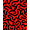 Red, Pattern 1, variant on ODIKA 4' x 6' Machine Washable Non-Slip Area Rug, Abstract Squiggle High Traffic Rug, Red, 415691