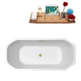thumbnail image 5 of 59" Streamline N621GLD Freestanding Tub and Tray With Internal Drain, 5 of 8