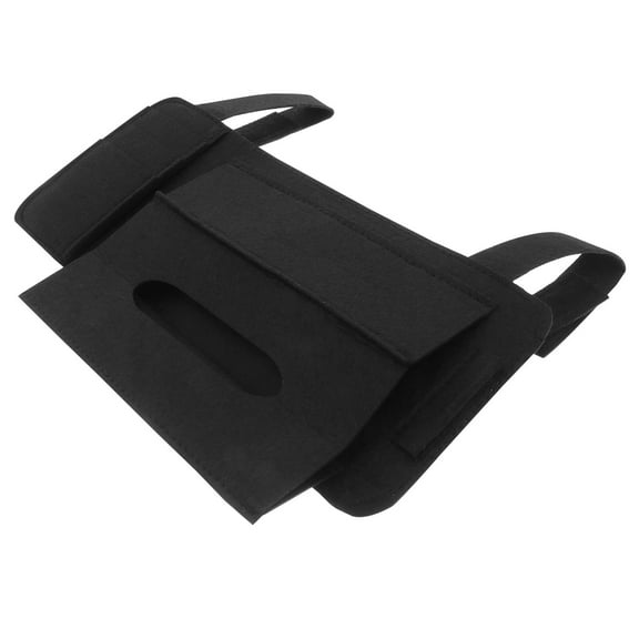 FELTECHELECTR Car Owners Tissue Box Black Felt 1Pcs 13x5.5in