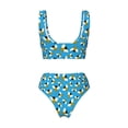 thumbnail image 6 of Rocae Flying Bees for Bikini Set for Women Two Piece Sexy High Swimsuits Split Crossover Bikini, 6 of 9