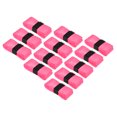 thumbnail image 1 of Unique Bargains 43.3' Non-Slip PU Tennis Racket Overgrip Tape Wraps with Hole Pink 12 Pack, 1 of 7