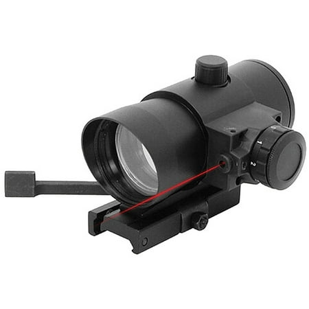 NcStar DLB140R Red Dot Sight 1x40 with Built-In Red Laser Quick Release