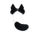 thumbnail image 1 of Vogacara disfraz de muñeca para niñas y niños, juguete de repuesto, decoración de felpa, decoración de muñecas, sesión de fotos, accesorios Muñecas y casas de muñecas Negro Establecer Vogacara FN011505-08, 1 of 4