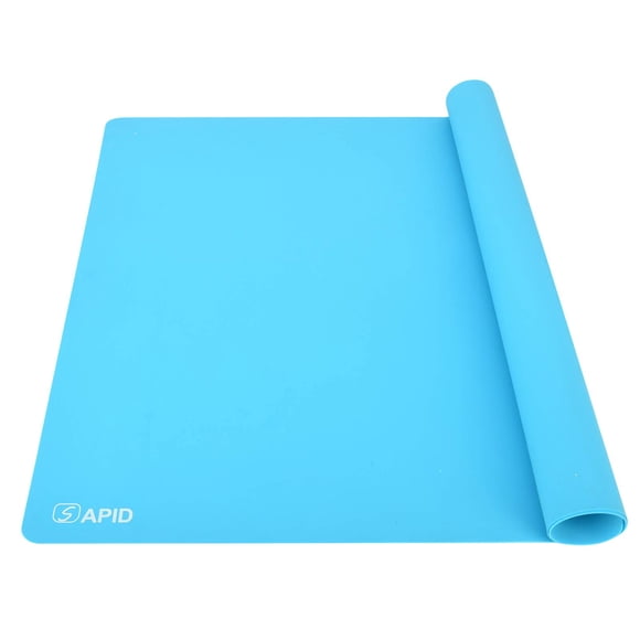 Sapid Feuille de Silicone Extra Grand pour Artisanat, Tapis de Moulage de Bijoux en Silicone Extra Épais, Tapis en Silicone Antidérapant pour Résine Époxy, Peinture Artistique, Tapis de Comptoir Résistant à la Chaleur (20"Ã-27.9 Pouces, Bleu)