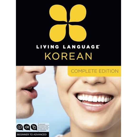 Pre-Owned Living Language Korean, Complete Edition: Beginner through advanced course, including 3 coursebooks, 9 audio CDs, Korean reading & writing guide, and free online learning