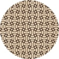 thumbnail image 1 of Ahgly Company Machine Washable Indoor Square Transitional Golden Blonde Gold Area Rugs, 3' Square, 1 of 7