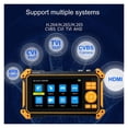 thumbnail image 3 of 5in CCTV Tester 8MP AHD CVI TVI SDI Video Surveillance Camera Monitor 4K Cftv Tester With VGA Input Cable Tracker ,Full Features Tester, 3 of 6