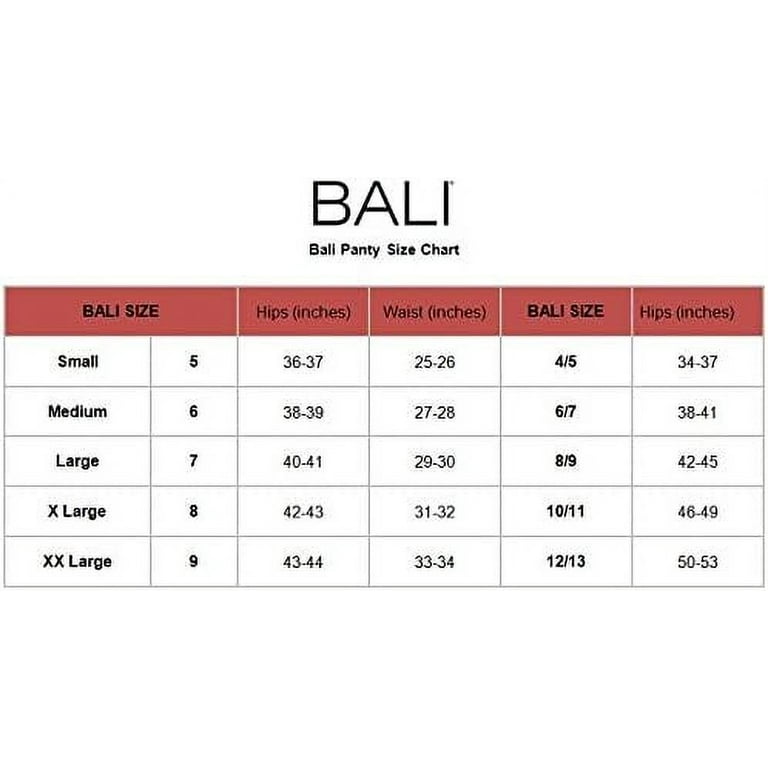 Bali Skimp Skamp Brief, sizes 11-14
