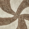thumbnail image 4 of Westfield Home  Sarathiel Poyel Shag Area Rug Beige/Cream 5'3" x 7'2" 5' x 8' Indoor,Shag Living Room,Bedroom,Dining Room Black, 4 of 5