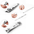 thumbnail image 4 of Set de manicura Cuidado personal, kit de cortaúñas, juego de pedicura profesional para cortaúñas, herramientas de uñas con lujoso estuche de viaje, regalos para hombres, mujeres, familiares y amigos, 4 of 5