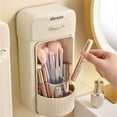 thumbnail image 2 of Pxyqht Wall-mounted Organizer, Makeup Brush Holder, Rotating Storage Solution, Four-compartment Drawer, Bathroom Vanity Organizer, 2 of 5