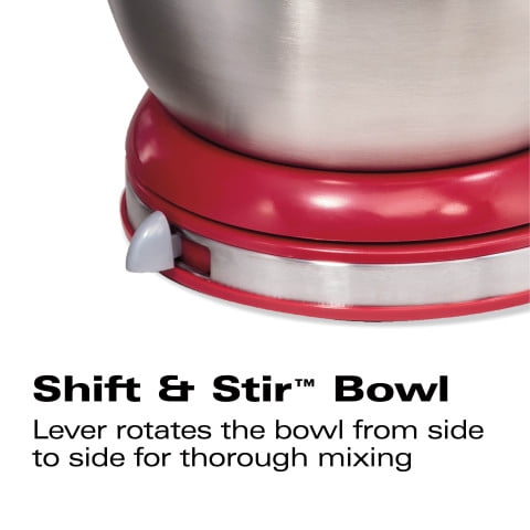 Hamilton Beach Classic Hand and Stand Mixer Red, 4 Quart, Model 64654 - 2