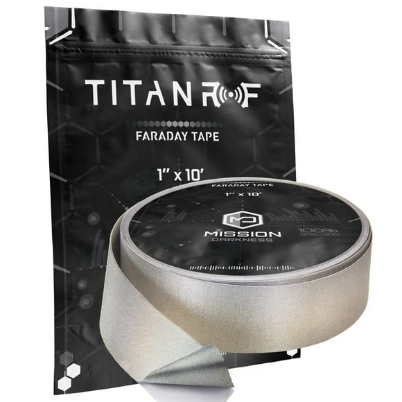 Cinta Faraday Mission Darkness Titan RF, 2,54 cm x 3,05 m