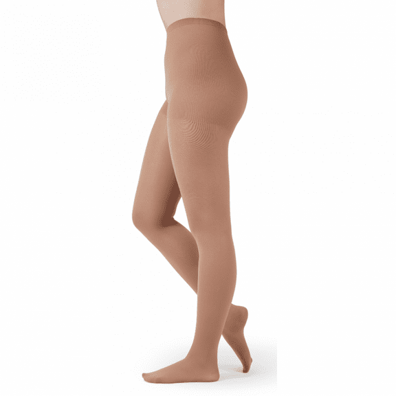 medi assure for Men & Women, 15-20 mmHg Panty Closed Toe Compression Stockings, Beige, Medium-Standard
