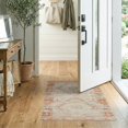 thumbnail image 2 of ODIKA 2'x3' Washable Throw Rug Non-Slip, Low Profile, Flatwoven, Easy Care Beige Vintage Boho Geometric Mosaic Southwestern Neutral Cream for Hallway, Study Room, 2 of 7