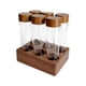 thumbnail image 4 of Contenedor para almacenar granos de café, tubo dispensador de granos de café, recipiente para granos de café 17g, 4 of 9