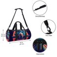 thumbnail image 5 of Independence Day Basketball Bag, Soccer Bag, Duffle Bag, Travel Bag - 17.7 Inch Sports Bag with Interior Zipper Pocket and Large Capacity, 5 of 6