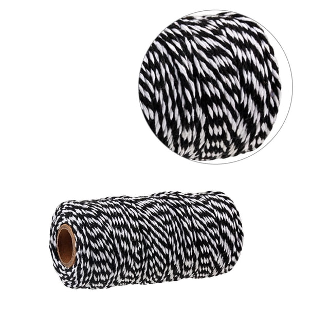 Inteprter Hilo de coser de 2mm, calcetín, ropa, bufanda, tejer, carrete de hilo de algodón, accesorio de costura de 100 metros Type3 NO3 Inteprter HA001389-01