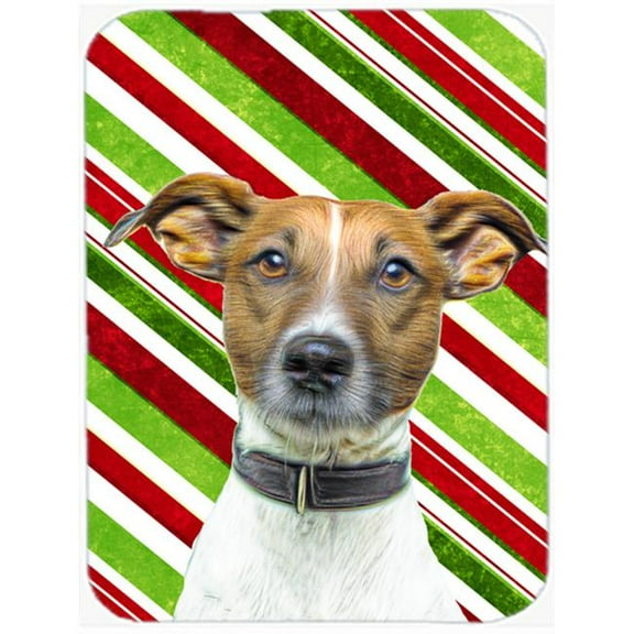 Carolines Treasures  Candy Cane Holiday Christmas Jack Russell Terrier Mouse Pad