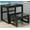 Black, variant on 3-in-1 Step Stool for Adults Kids, Waterproof Heavy Duty Bed Step with Small Stackable Chair, All Weather Compact Portable Foot Stool for Kitchen Bathroom Bedroom Indoor Outdoor, Black