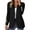 Black, variant on Womens Plus Size Blazers Long Sleeve Open Front Suit Jackets Business Casual Work Commute Cardigan