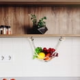thumbnail image 4 of Hamaca de macramé para frutas, verduras y frutas, hamacas bohemias tejidas a mano, almacenamiento de productos de cocina, encimera de cocina, ahorro de espacio, decoración hecha a mano para el hogar, 4 of 7