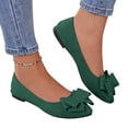 thumbnail image 2 of Women's Casual Slip On Ballet Comfortable Low Heel Dress Shoes for Everyday Wear with Versatile Outfit Pairing, 41, 2 of 6