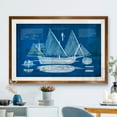 thumbnail image 2 of Antique Ship Blueprint III - Barnwood Framed Print - 17 x 20 - Maple, 2 of 4