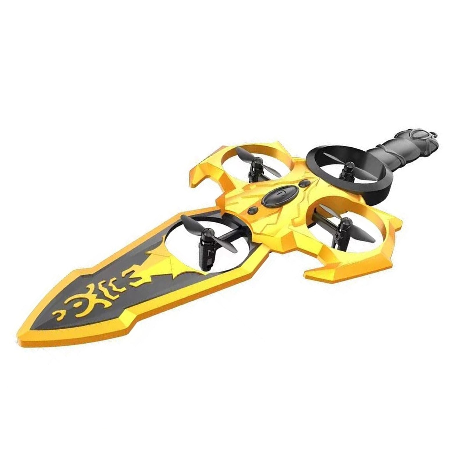 SZ1 Remote Control Flying Sword Drone, 2.4GHz 4-Channel Stunt RC Aircraft with 360° Flip, LED Lights & Headless Mode, Easy to Fly High-Speed Fighter Dagger