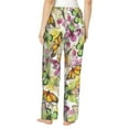 thumbnail image 3 of Daiia Butterflies2 Women's Sleep Pant with Pockets and Drawstring,Pajama Pants-X-Large, 3 of 9